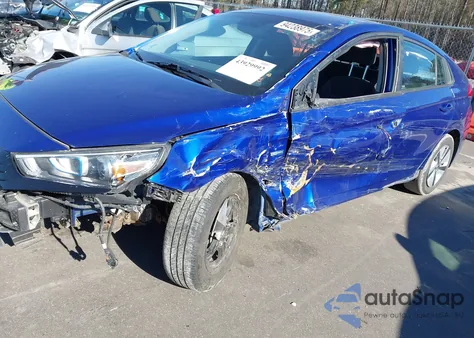 2019 Hyundai Ioniq Hybrid Blue from USA, damaged, VIN KMHC65LC5KU113612